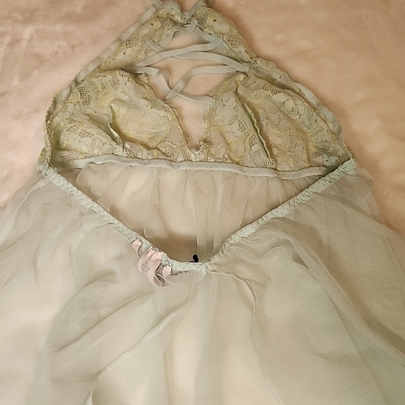 Victoria’s Secret Mesh Babydoll Mint Dress - Picture 7 of 11